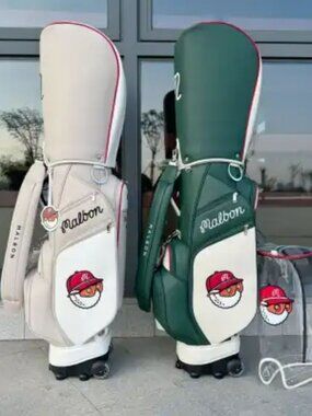 MALBON Golf Bag Stand Bag Waterproof with Wheels Unisex 2 Colors Available